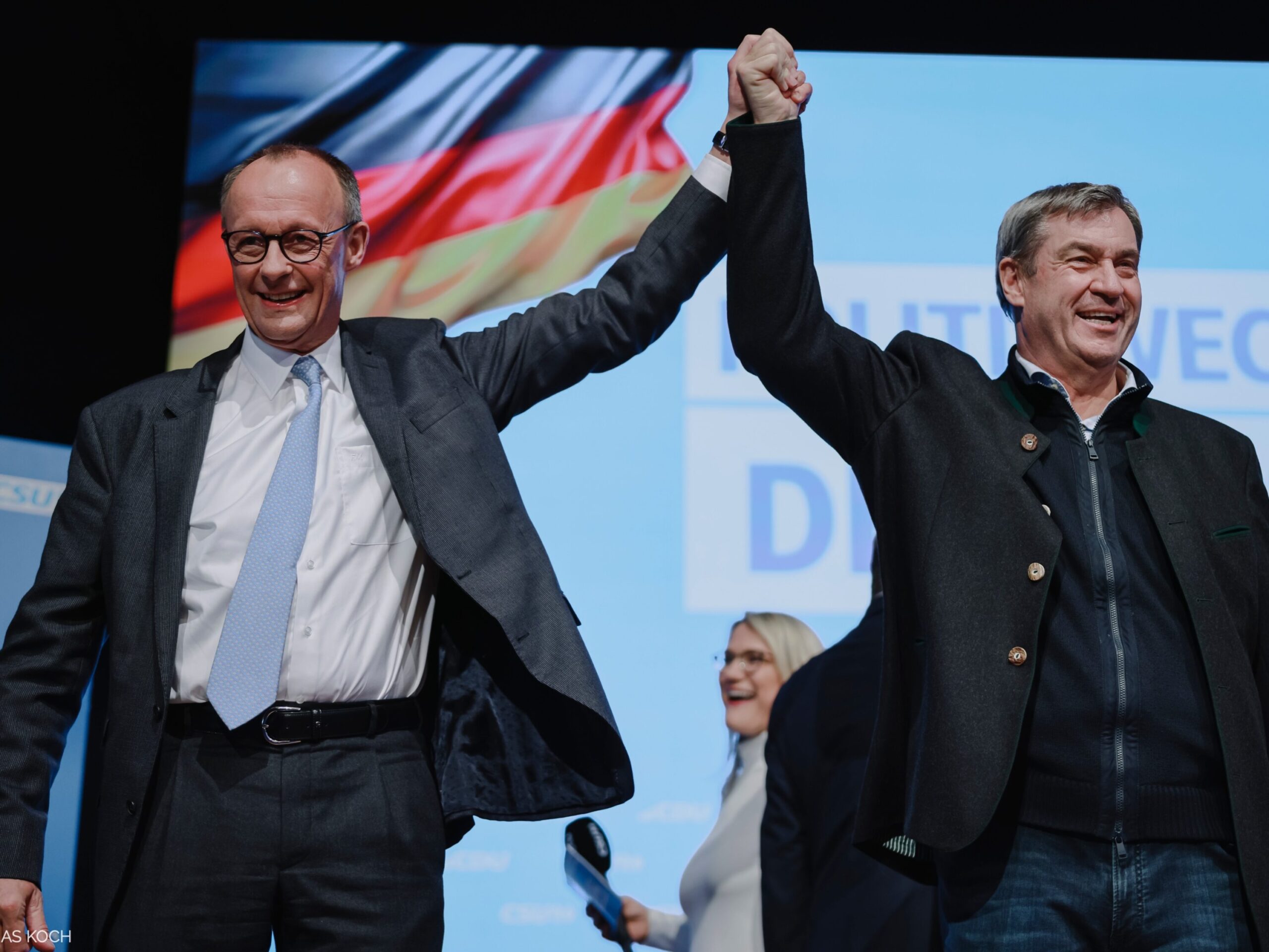 Merz und Söder mit dem Wahlprogramm