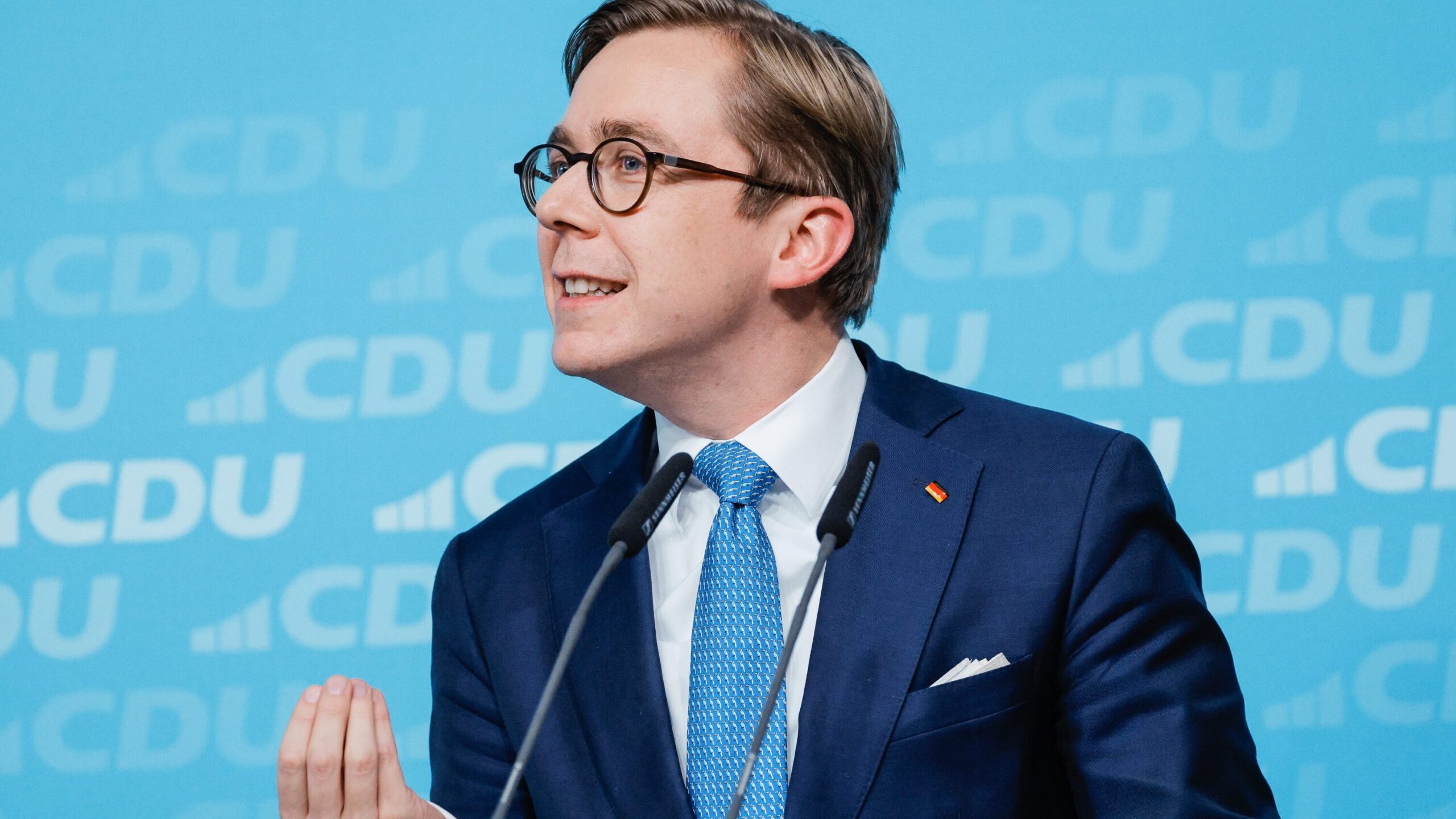 CDU Basiskonsultation Panel 2 mit Rossmann-Geschäftsführer Raul Rossmann, stellvertretende Fraktionsvorsitzende Dr. Anja Weisgerber (CSU) und der Mitgliederbeauftragte der CDU Philipp Amthor MdB