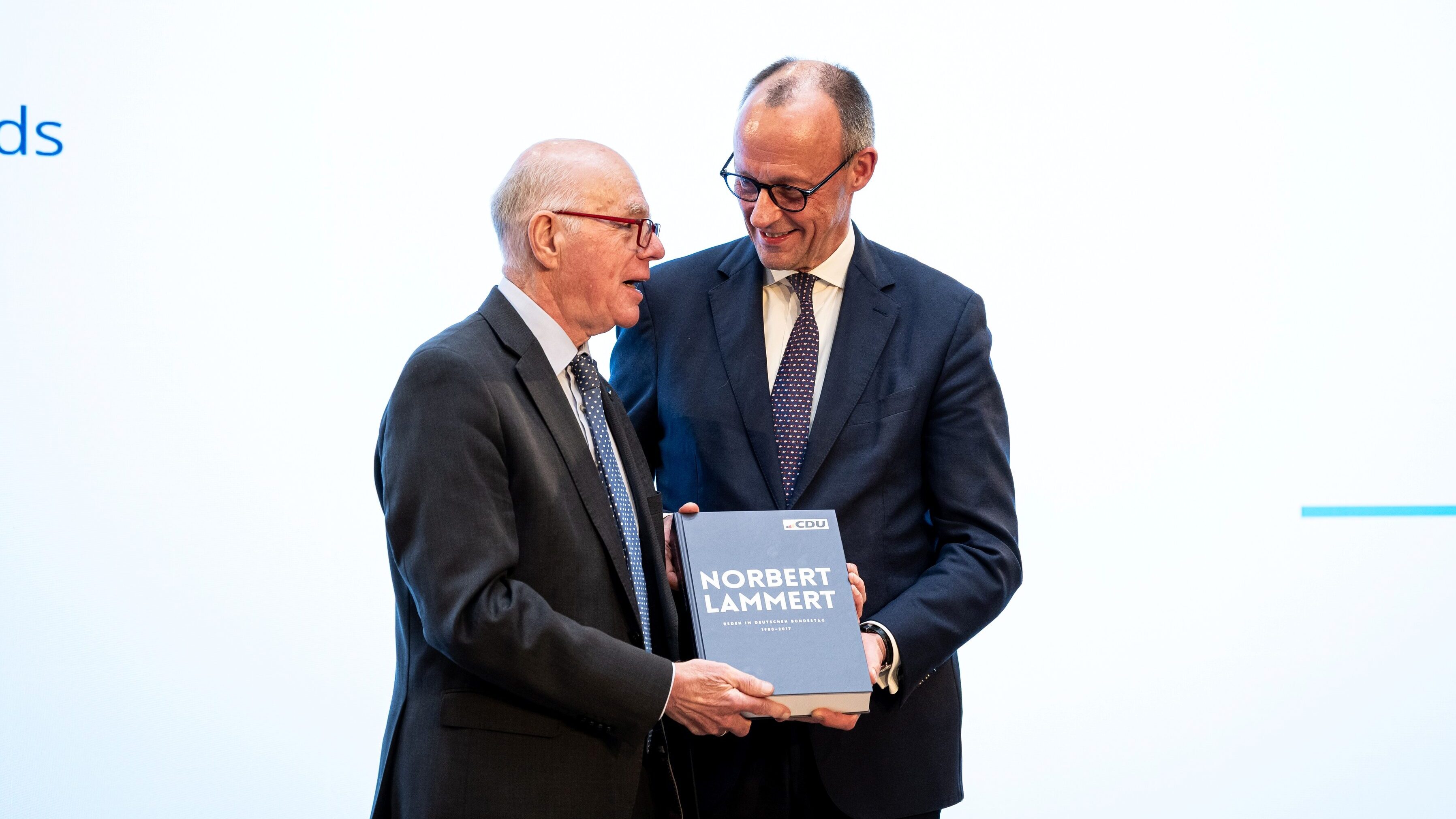 Norbert Lammert und Bundeskanzler Friedrich Merz