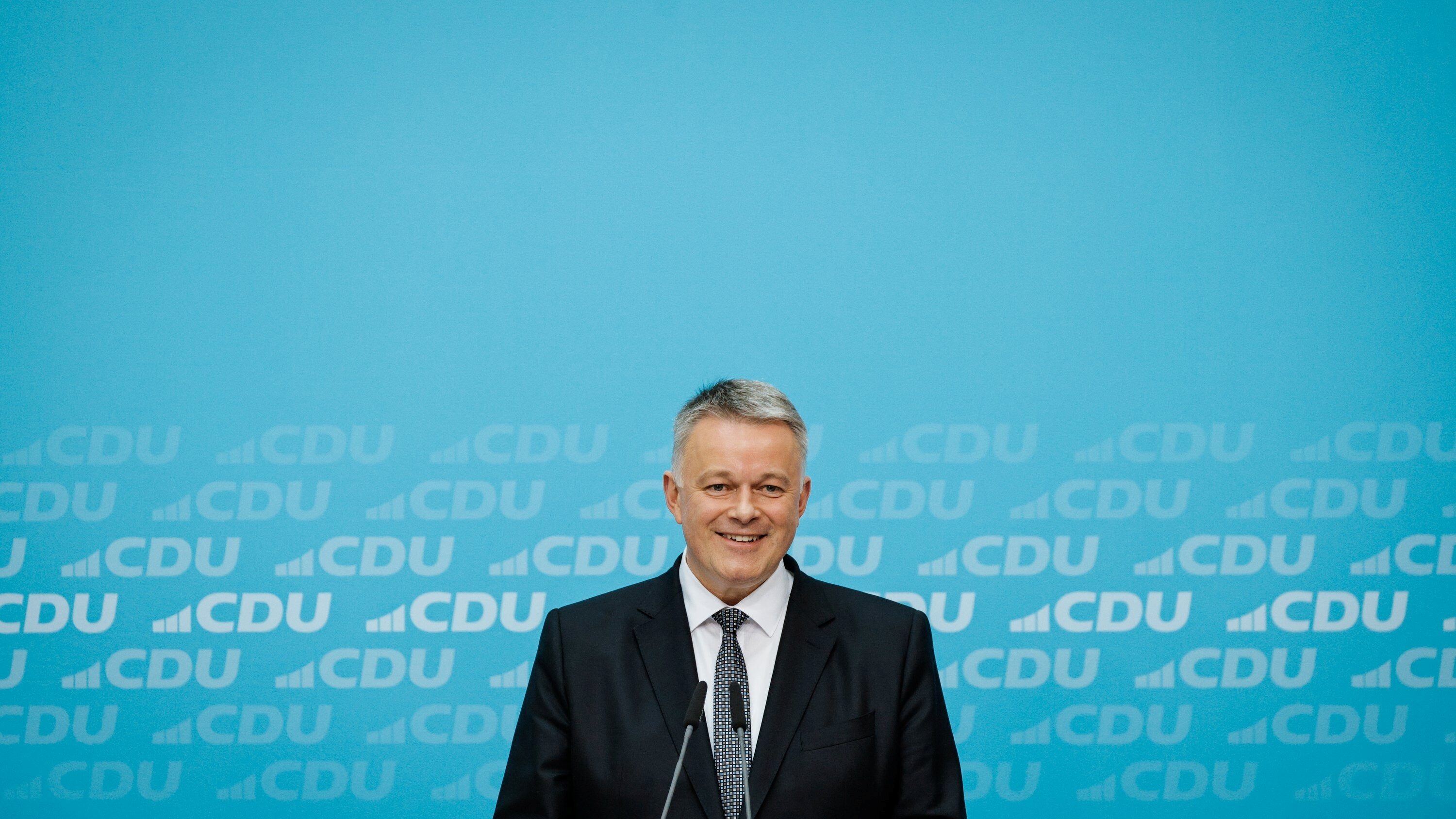 Pressekonferenz zur Landtagswahl in Rheinland-Pfalz mit CDU-Wahlsieger Gordon Schieder