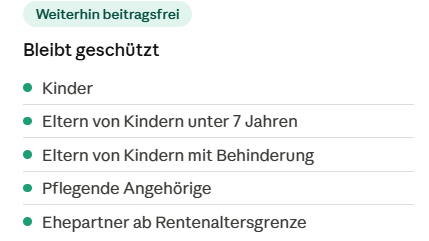 Grafik GKV -beitragsfrei