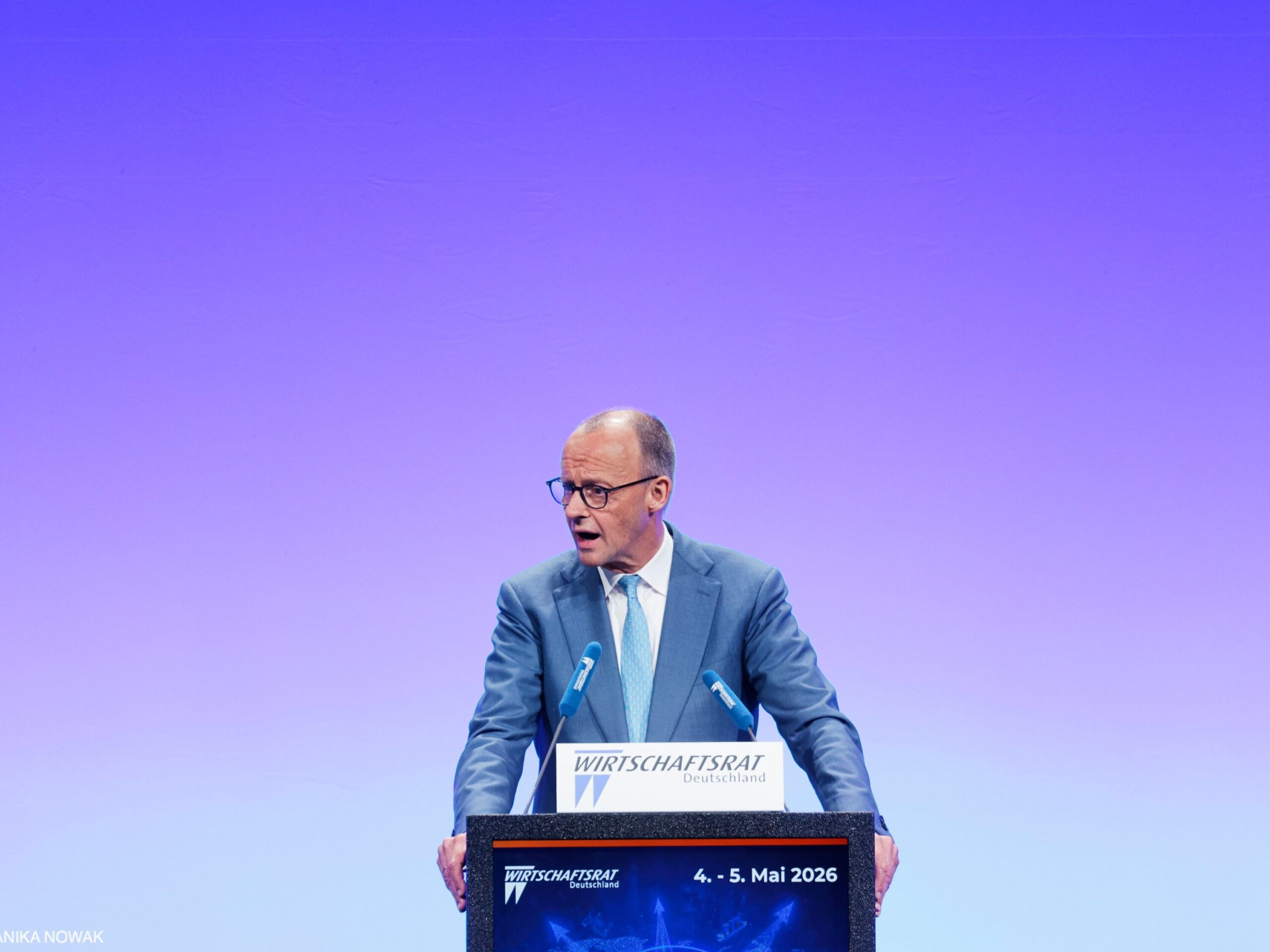 Bundeskanzler Friedrich Merz beim Wirtschaftstag 2026 des Wirtschaftsrats der CDU
