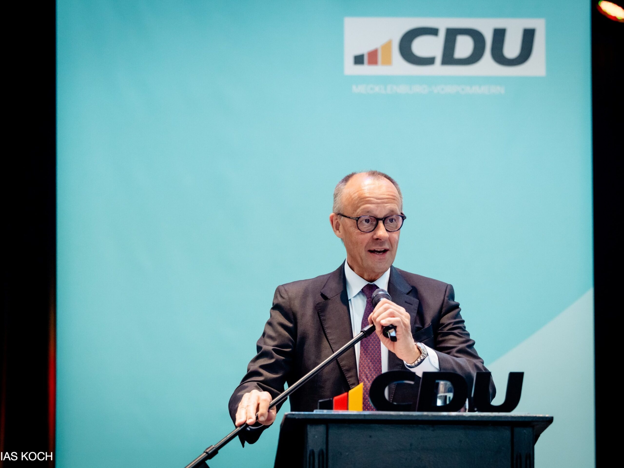 Landesparteitag der CDU Mecklenburg-Vorpommern mit Friedrich Merz und Daniel Peters